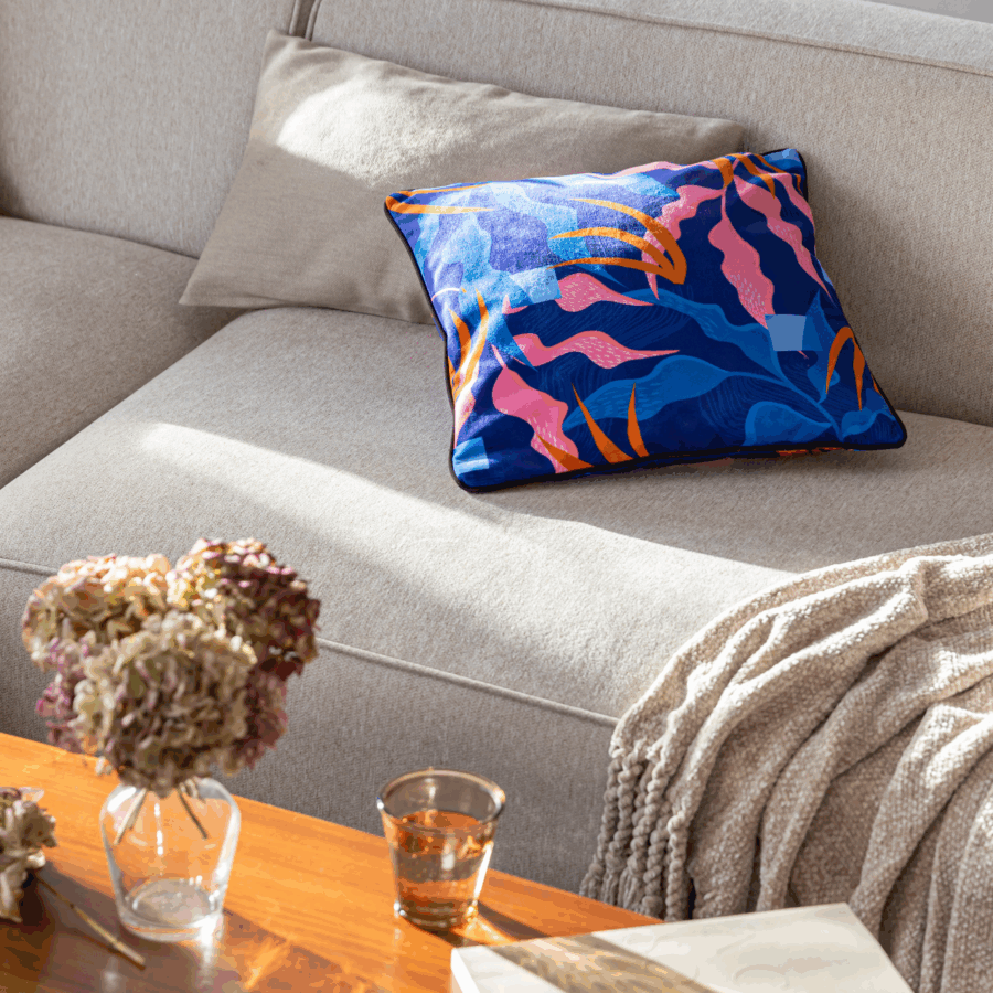 Coussin velours x Noon
