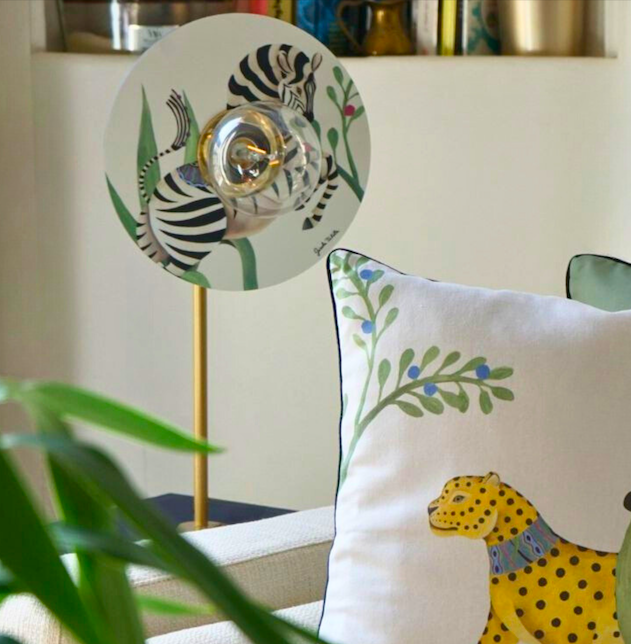 Lampe de table Gisela talita zebra