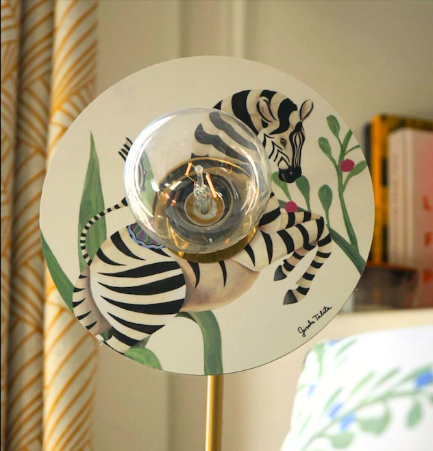 Lampe de table Gisela Talita Zebra