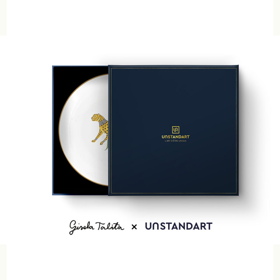 Coffret 2 assiettes porcelaine x Gisela Talita