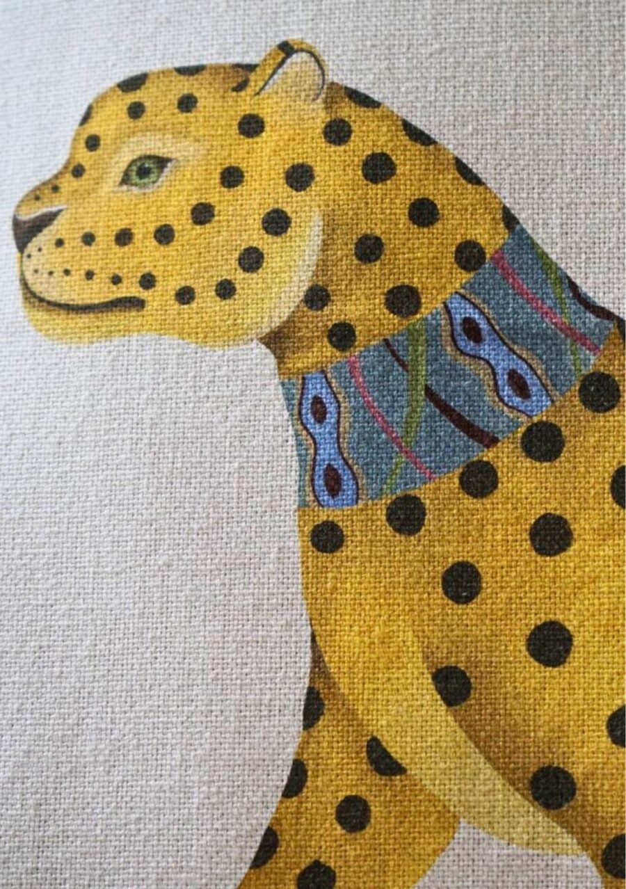 Coussin coton leo x Gisela Talita