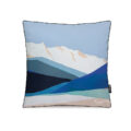Coussin coton et dos velours Unstandart x Constance Baudot - Paysage montagne