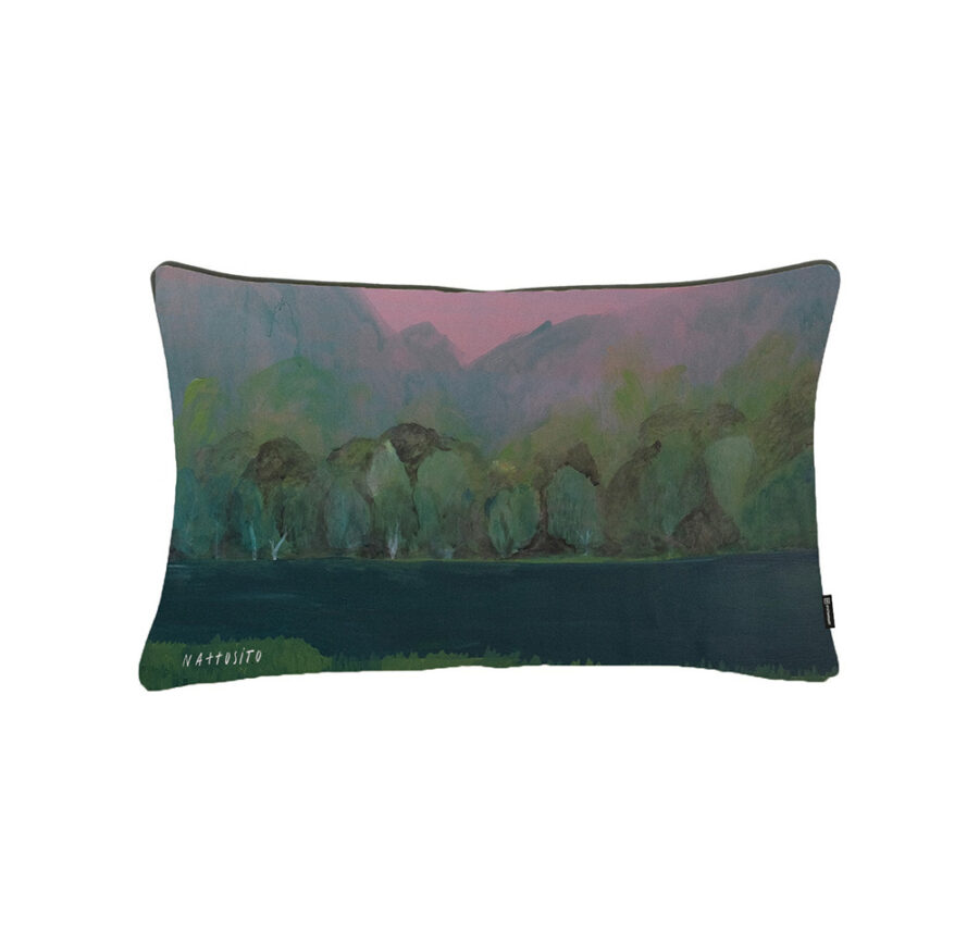 coussin coton lin artiste nattosito art