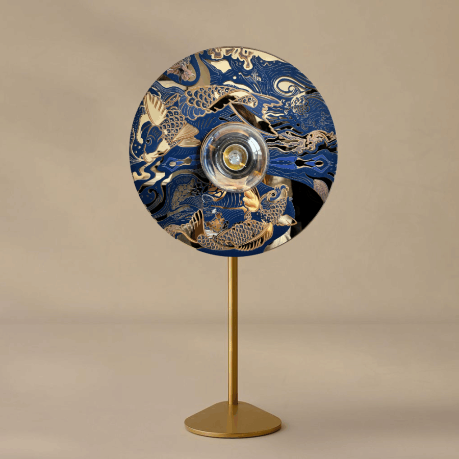 Lampe de table maison créatures recto