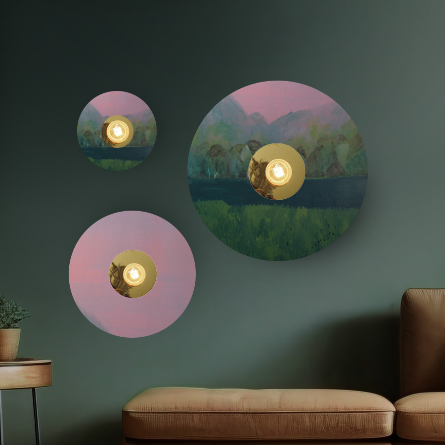 luminaires appliques trois tailles